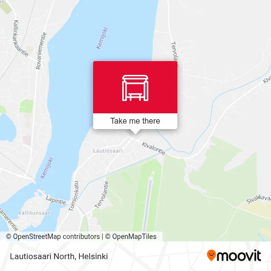 Lautiosaari North map