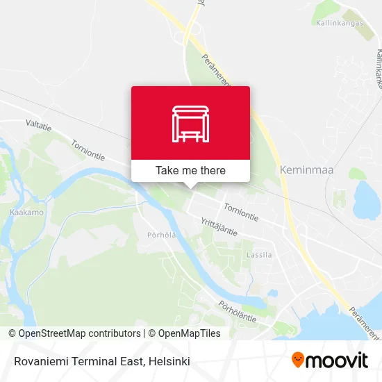 Rovaniemi Terminal East map