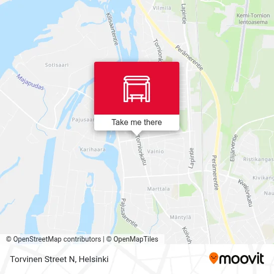 Torvinen Street N map