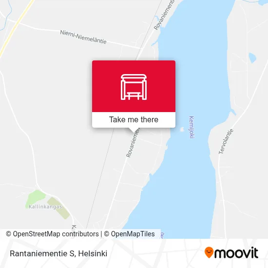 Rantaniementie S map