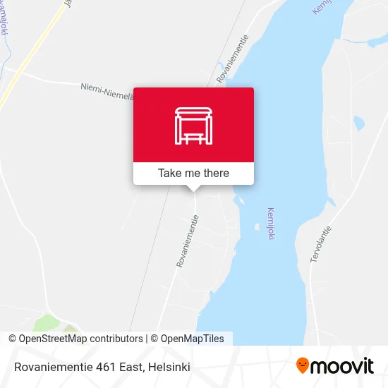 Rovaniementie 461 East map