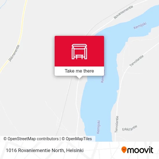 1016 Rovaniementie North map