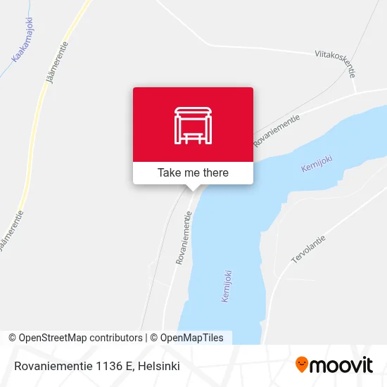 Rovaniementie 1136 E map