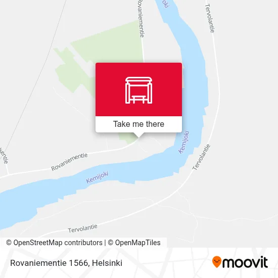 Rovaniementie 1566 map