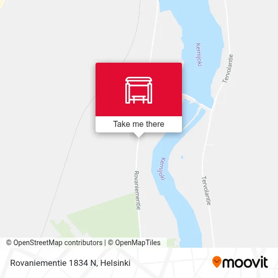 Rovaniementie 1834 N map