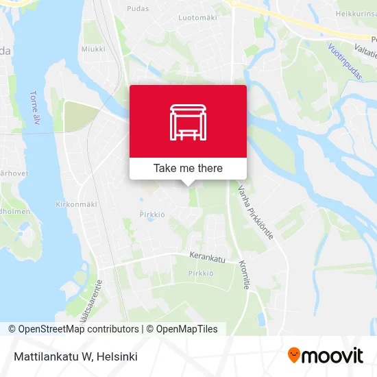 Mattilankatu W map