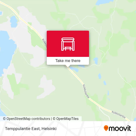 Temppulantie East map