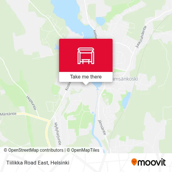 Tiilikka Road East map