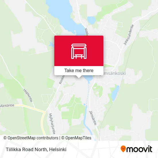 Tiilikka Road North map