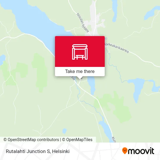 Rutalahti Junction S map