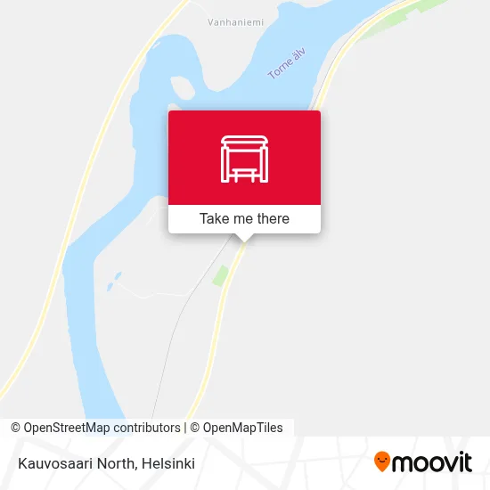 Kauvosaari North map