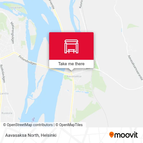 Aavasaksa North map