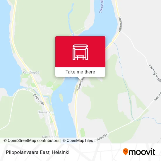 Piippolanvaara East map