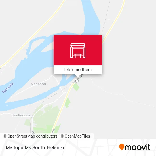 Maitopudas South map