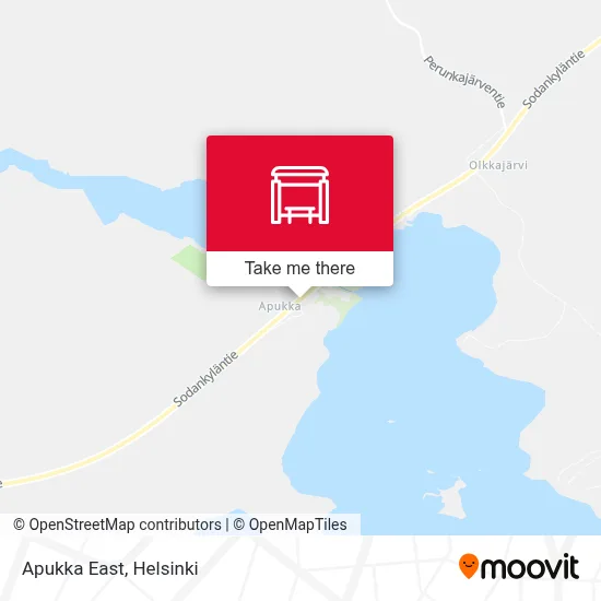 Apukka East map