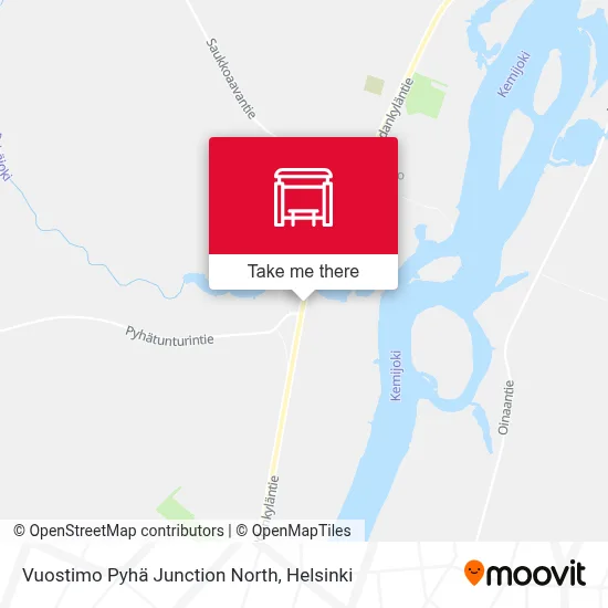 Vuostimo Pyhä Junction North map