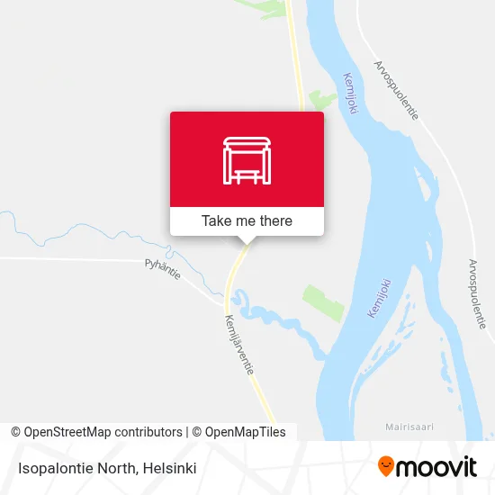 Isopalontie North map