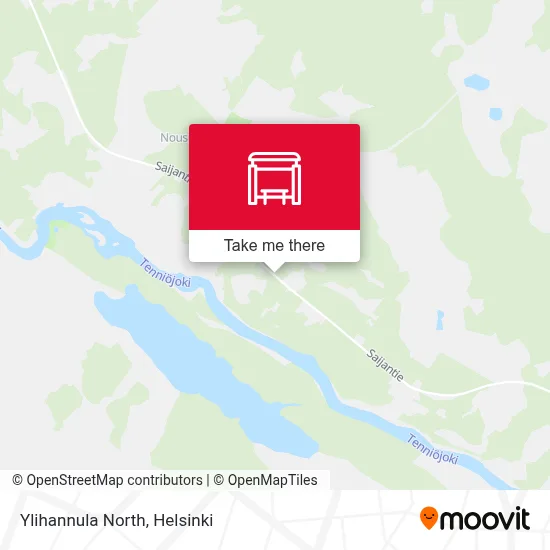 Ylihannula North map
