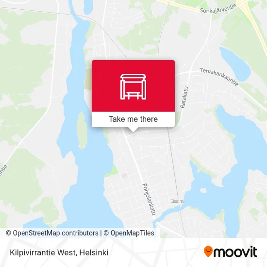 Kilpivirrantie West map