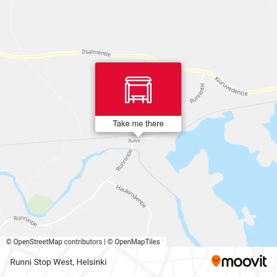 Runni Stop West map