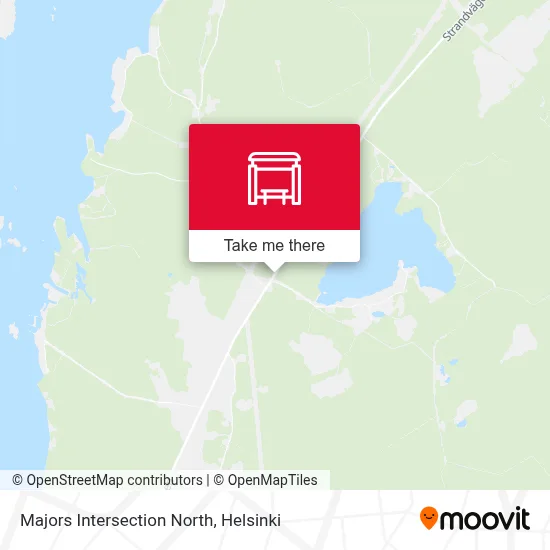 Majors Intersection North map