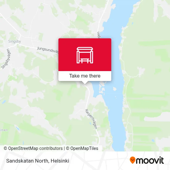 Sandskatan North map