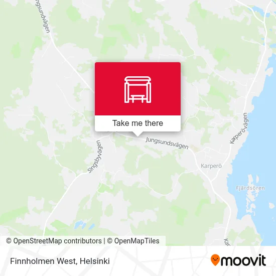 Finnholmen West map