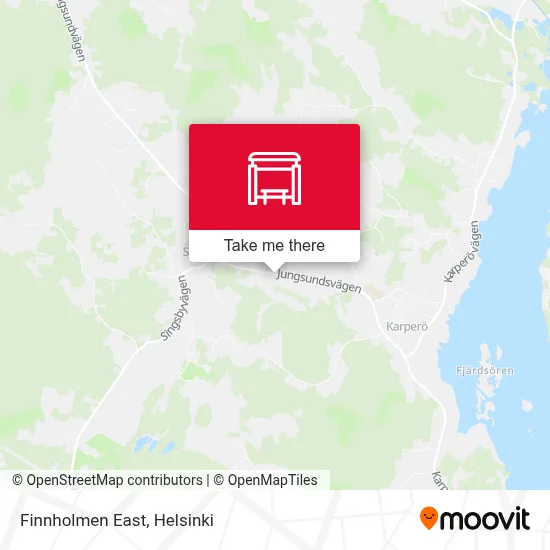 Finnholmen East map
