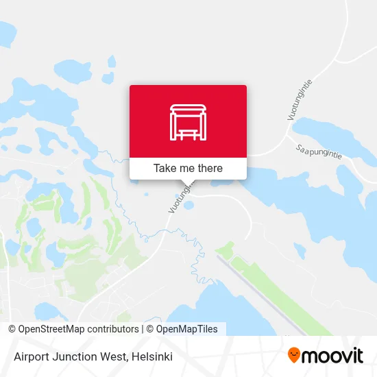 Airport Junction West map