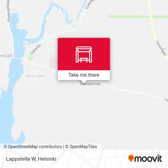 Lappstella W map
