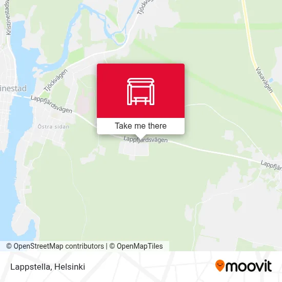 Lappstella map