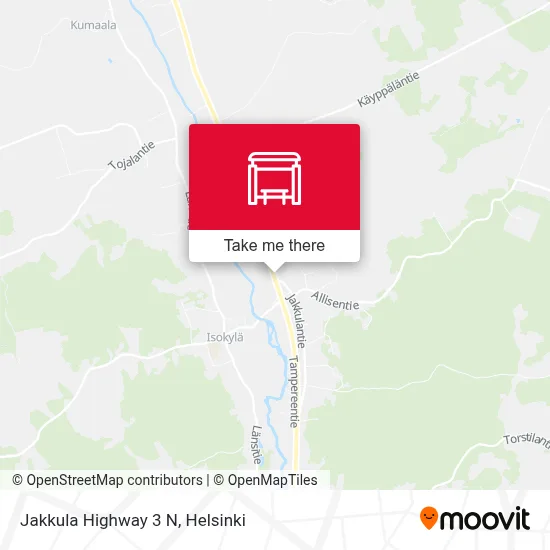 Jakkula Highway 3 N map