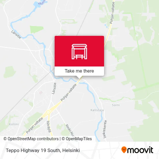 Teppo Highway 19 South map