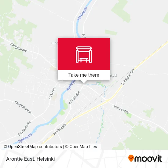 Arontie East map