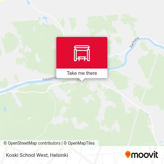 Koski School West map