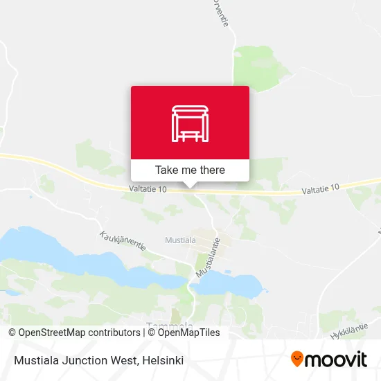 Mustiala Junction West map