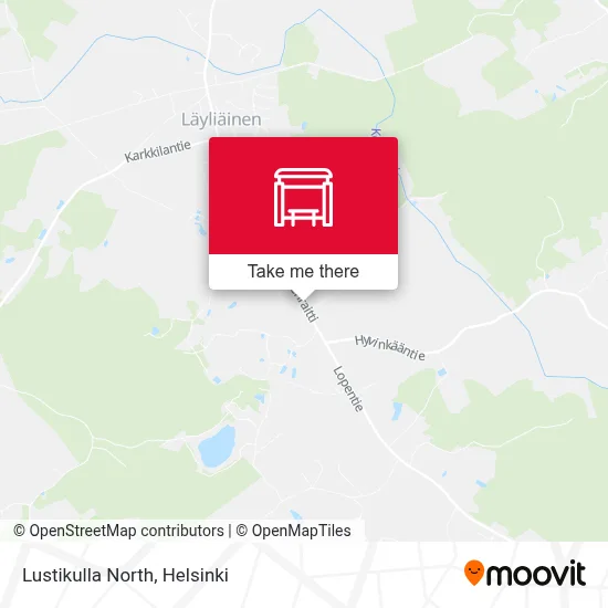 Lustikulla North map