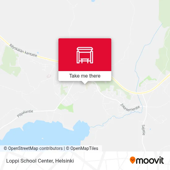 Loppi School Center map