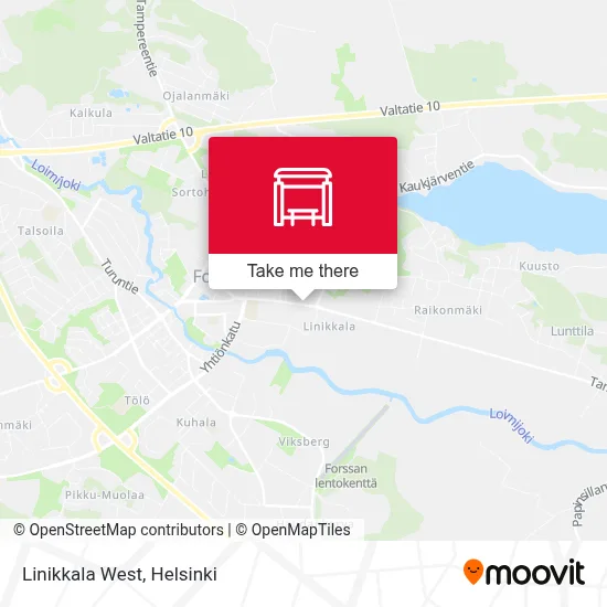 Linikkala West map