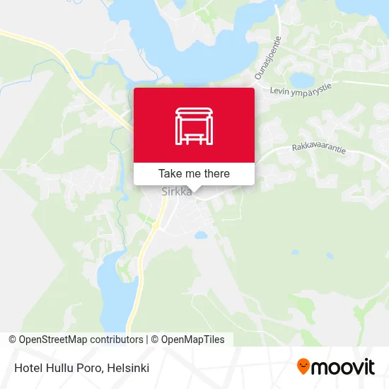 Hotel Hullu Poro map