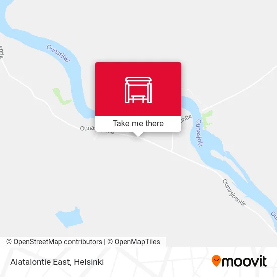 Alatalontie East map