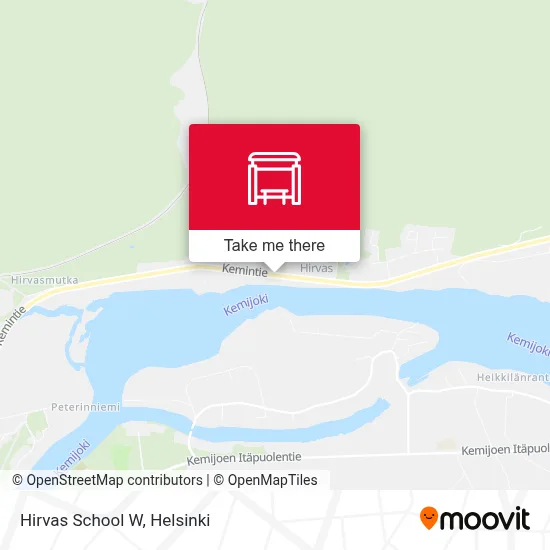 Hirvas School W map