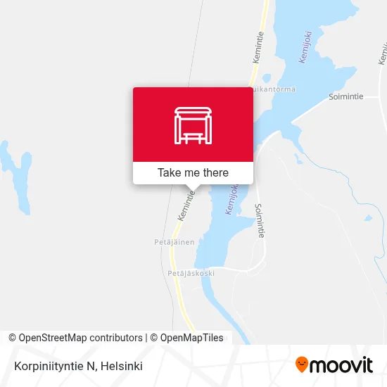 Korpiniityntie N map