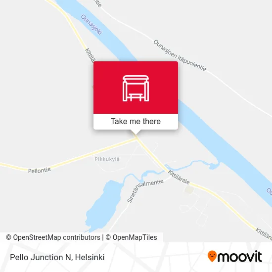 Pello Junction N map