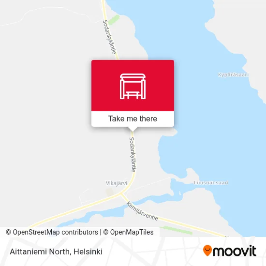 Aittaniemi North map