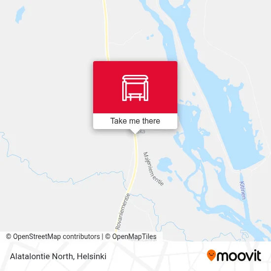 Alatalontie North map