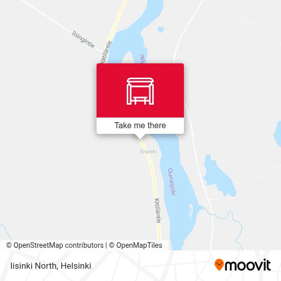Iisinki North map