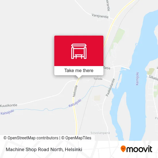 Machine Shop Road North map