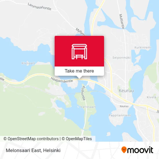 Melonsaari East map