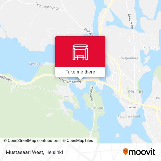 Mustasaari West map